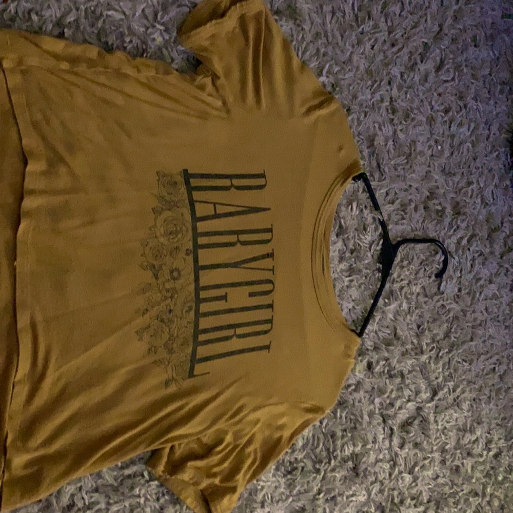 a yellow crop top from west coast love